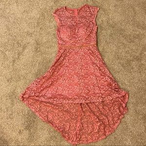 pink dress from Sequin Hearts in a size 7